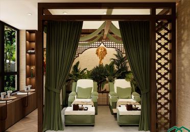 蘭·庭泰式美容院-按摩等候区